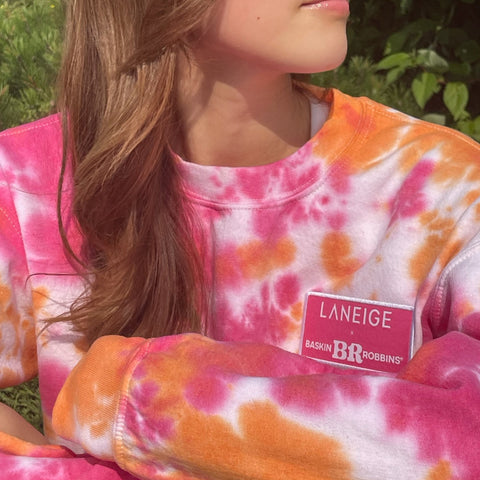 LANEIGE x Baskin-Robbins™ Tie-Dye Crewneck